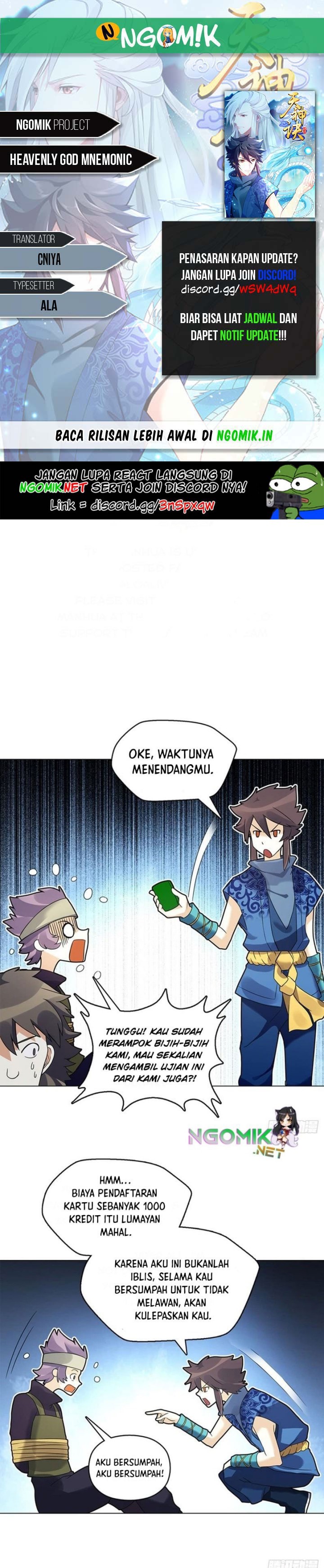 Heavenly God Mnemonic Chapter 81 Gambar 1